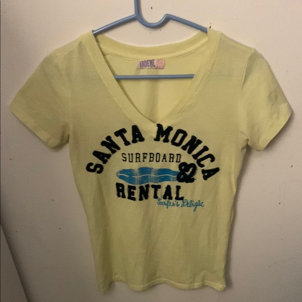 Stylin Ardene Yellow Santa Monica Surfboard 60/40 T SZ Small Woman Large Girls